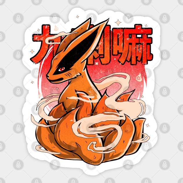 Chibi kitsune Sticker by IlonaHibernis